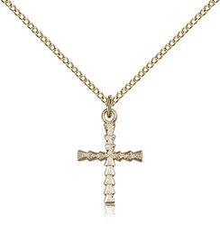 Gold Filled Cross Medal Pendant" itemprop="image