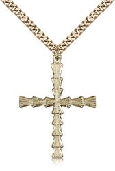 Gold Filled Cross Medal Pendant" itemprop="image