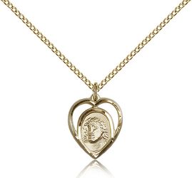 Gold Filled Ecce Homo Medal Pendant" itemprop="image
