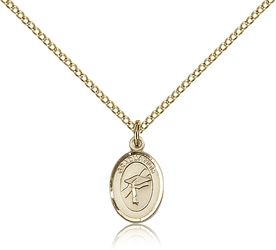 Gold Filled Graduation Medal Pendant" itemprop="image