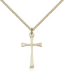 Gold Filled Maltese Cross Medal Pendant" itemprop="image
