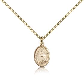 Gold Filled Marie Magdalen Postel Patron Saint Medal Pendant - Small" itemprop="image