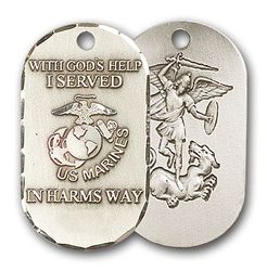 Gold Filled Marines Medal Pendant" itemprop="image