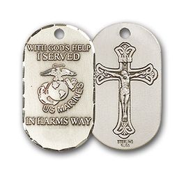 Gold Filled Marines Medal Pendant" itemprop="image