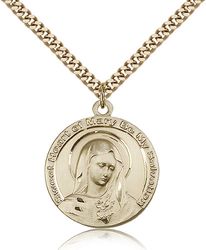 Gold Filled Mary Medal Pendant" itemprop="image