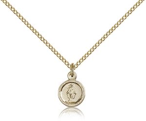 Gold Filled Miraculous Medal Pendant" itemprop="image