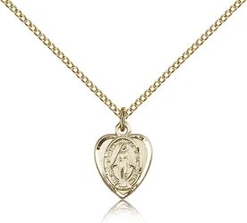 Gold Filled Miraculous Medal Pendant" itemprop="image