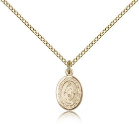 Gold Filled Miraculous Patron Saint Medal Pendant - Small" itemprop="image