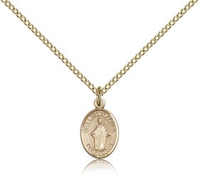 Gold Filled Our Lady of Africa Patron Saint Medal Pendant - Small" itemprop="image