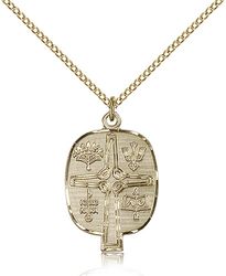 Gold Filled Presbyterian Medal Pendant" itemprop="image