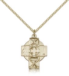 Gold Filled Rcia Medal Pendant" itemprop="image