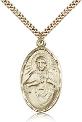 Gold Filled Scapular Medal Pendant" itemprop="image