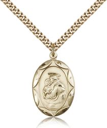 Gold Filled St. Anthony Medal Pendant" itemprop="image