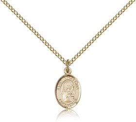 Gold Filled St. Apollonia Patron Saint Medal Pendant - Small" itemprop="image