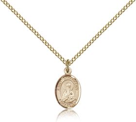 Gold Filled St. Athanasius Patron Saint Medal Pendant - Small" itemprop="image