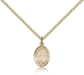 Gold Filled St. Basil the Great Patron Saint Medal Pendant - Small" itemprop="image