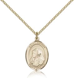 Gold Filled St. Bruno Patron Saint Medal Pendant - Medium" itemprop="image