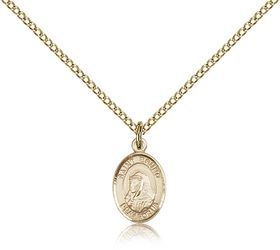 Gold Filled St. Bruno Patron Saint Medal Pendant - Small" itemprop="image