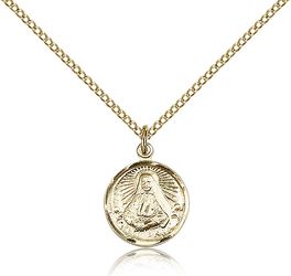 Gold Filled St. Cabrini Medal Pendant" itemprop="image