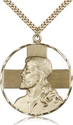 Gold Filled St. Christopher Medal Pendant" itemprop="image