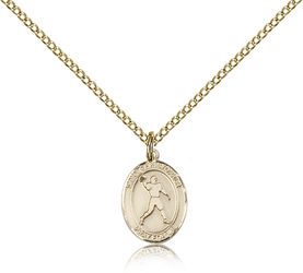 Gold Filled St. Christopher Patron Saint Medal Pendant - Small" itemprop="image