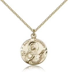 Gold Filled St. Dorothy Medal Pendant" itemprop="image