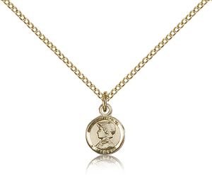 Gold Filled St. Elizabeth Ann Seton Medal Pendant" itemprop="image