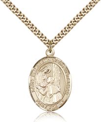 Gold Filled St. Elizabeth of the Visitation Pendan - Large" itemprop="image