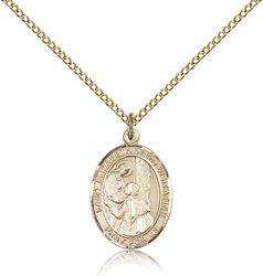 Gold Filled St. Elizabeth of the Visitation Pendan - Medium" itemprop="image