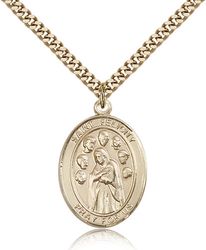 Gold Filled St. Felicity Patron Saint Medal Pendant - Large" itemprop="image