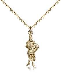 Gold Filled St. Florain Medal Pendant" itemprop="image