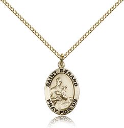 Gold Filled St. Gerard Majella Medal Pendant" itemprop="image