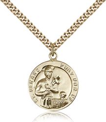 Gold Filled St. Gerard Medal Pendant" itemprop="image