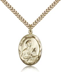 Gold Filled St. Gerard Medal Pendant" itemprop="image