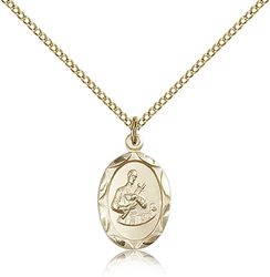 Gold Filled St. Gerard Medal Pendant" itemprop="image