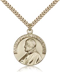 Gold Filled St. John Neumann Medal Pendant" itemprop="image