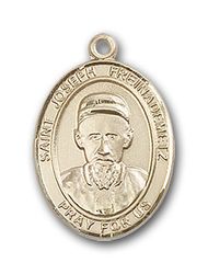 Gold Filled St. Joseph Freinademetz Patron Saint Medal Pendant - Small" itemprop="image