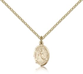 Gold Filled St. Joseph Of Cupertino Patron Saint Medal Pendant - Small" itemprop="image