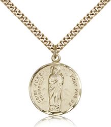 Gold Filled St. Jude Medal Pendant" itemprop="image