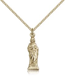 Gold Filled St. Jude Medal Pendant" itemprop="image