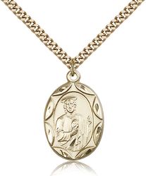 Gold Filled St. Jude Medal Pendant" itemprop="image