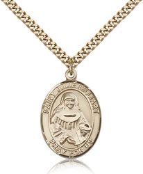 Gold Filled St. Julie Billiart Patron Saint Medal Pendant - Large" itemprop="image