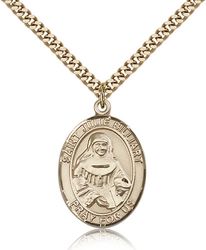 Gold Filled St. Julie Billiart Patron Saint Medal Pendant - Large" itemprop="image