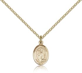 Gold Filled St. Kilian Patron Saint Medal Pendant - Small" itemprop="image