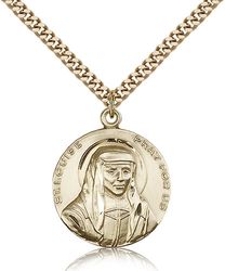 Gold Filled St. Louise Medal Pendant" itemprop="image