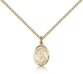 Gold Filled St. Margaret Mary Alacoque Patron Saint Medal Pendant - Small" itemprop="image