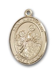 Gold Filled St. Nimatullah Patron Saint Medal Pendant - Small" itemprop="image