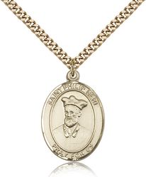 Gold Filled St. Philip Neri Patron Saint Medal Pendant - Large" itemprop="image