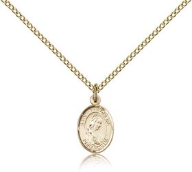 Gold Filled St. Philomena Patron Saint Medal Pendant - Small" itemprop="image