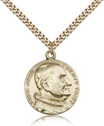 Gold Filled St. Pope John XXII Medal Pendant" itemprop="image